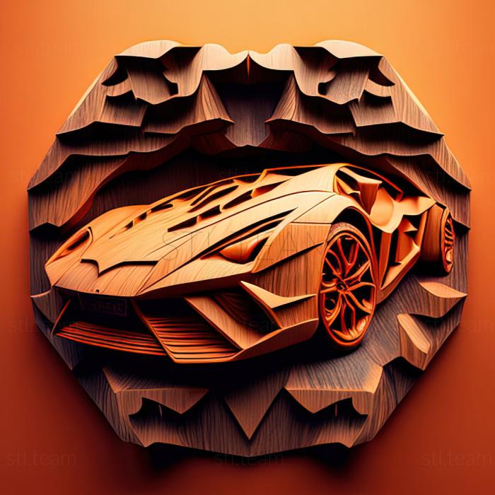 3D model Lamborghini Egoista (STL)